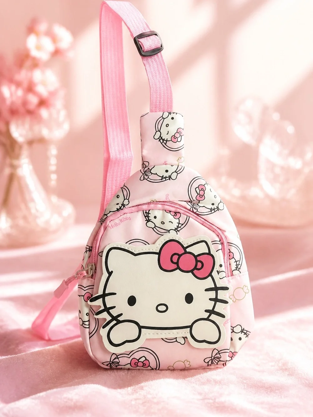 Sanrio Hello Kitty Mini Sling Adjustable Strap Backpack NWT
